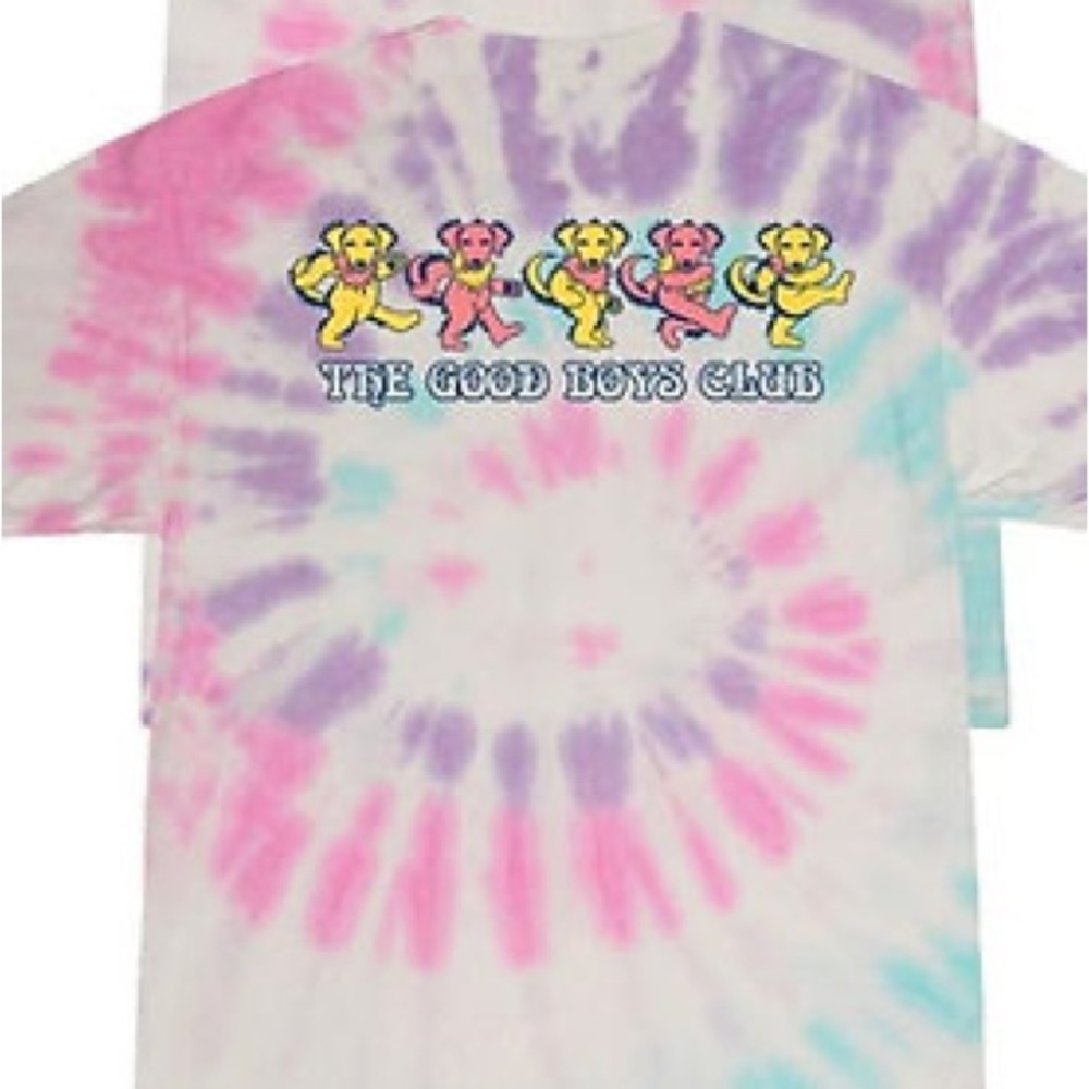 The Good Boys Club Groovy Tie Dye Tee from Old Row sounds large